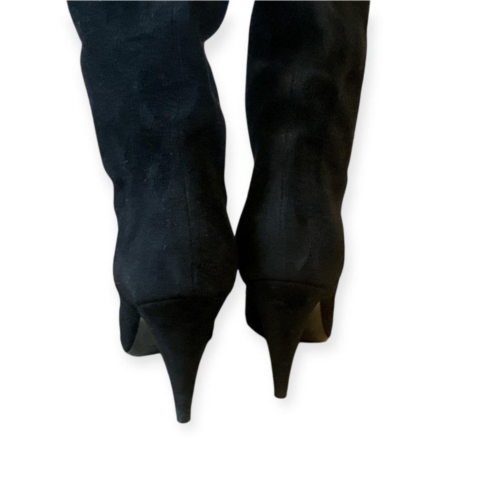 Saint Laurent Thigh High Cat Suede Leather Boots 36 (6) - Picture 5 of 9
